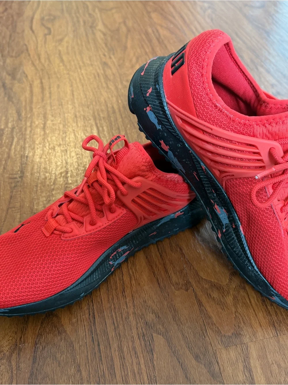 PUMA Pacer Future Color Utility Red Black Men's 10.5